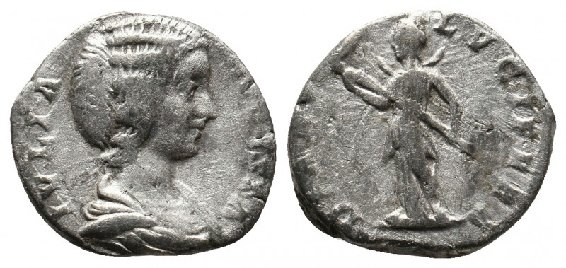 JULIA DOMNA Augusta, 193-217 AD. Denarius. Rome. 2.70 g. 17.50 mm.