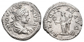 ELAGABALUS, 218-222 AD. AR, Denarius. Rome. 3.51 g. 18.80 mm.