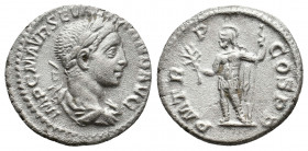 SEVERUS ALEXANDER, 222-235 AD. AR, Denarius. Rome. 2.69 g. 19.05 mm.