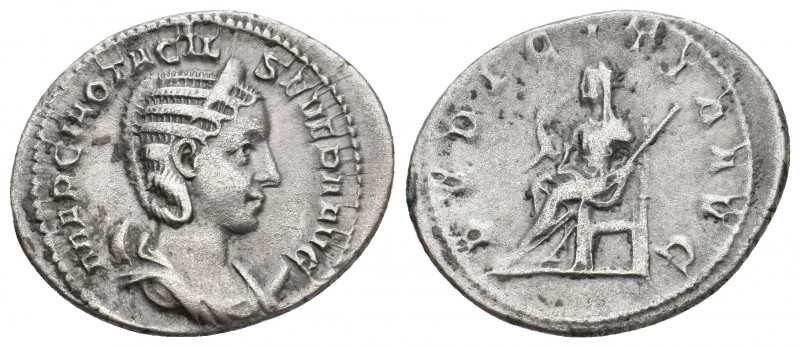 OTACILIA SEVERA Augusta, 244-249 AD. Antoninianus. Rome. 4.60 g. 24.80 mm.