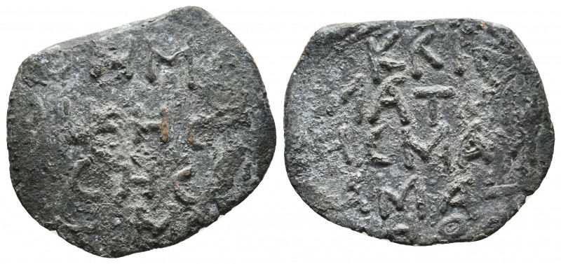 Byzantine Seal. 4.96 g. 28.37 mm.