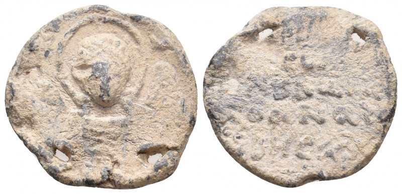 Byzantine Seal. 10.08 g. 26.50 mm.