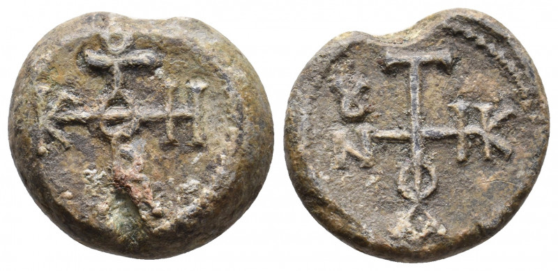 Byzantine Seal. 13.12 g. 21.50 mm.