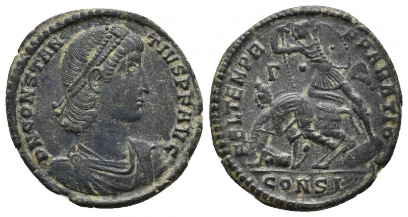 CONSTANTIUS II, 337-361 AD. AE. Constantinople. 4.61 g. 24.15 mm.