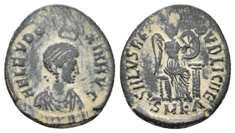 AELIA EUDOXIA Augusta, 400-404 AD. Cyzicus. AE. 2.24 g. 19.40 mm.