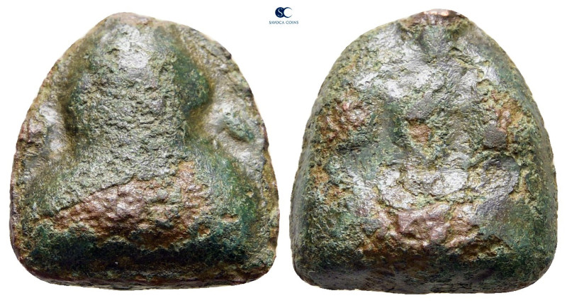 Sicily. Selinus circa 450-440 BC. 
Hexas Æ

15 mm, 5,02 g



nearly very ...