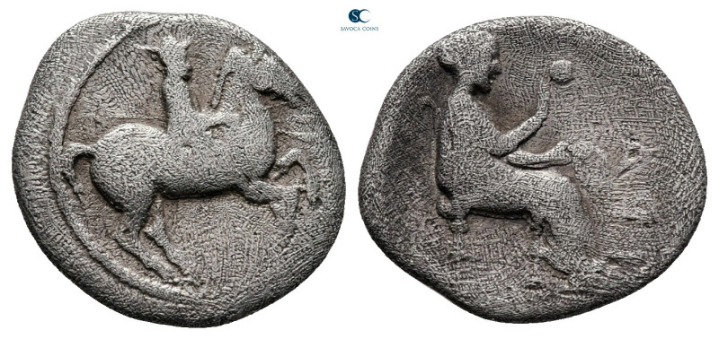 Thessaly. Larissa circa 460-400 BC. 
Trihemiobol AR

14 mm, 1,25 g



ver...