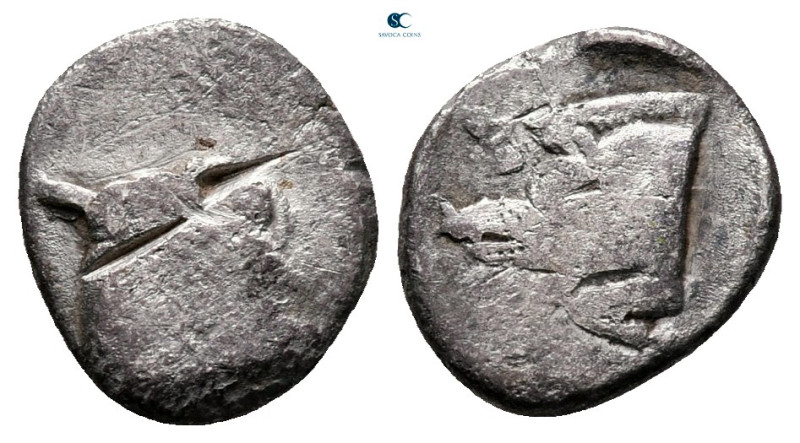 Phokis. Federal Coinage circa 450-400 BC. 
Obol AR

11 mm, 0,70 g



fine