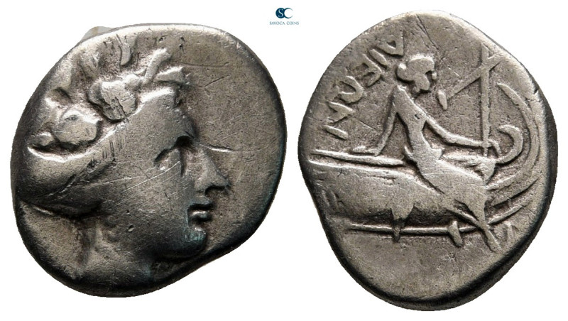 Euboea. Histiaia circa 300-100 BC. 
Tetrobol AR

14 mm, 1,73 g



very fi...