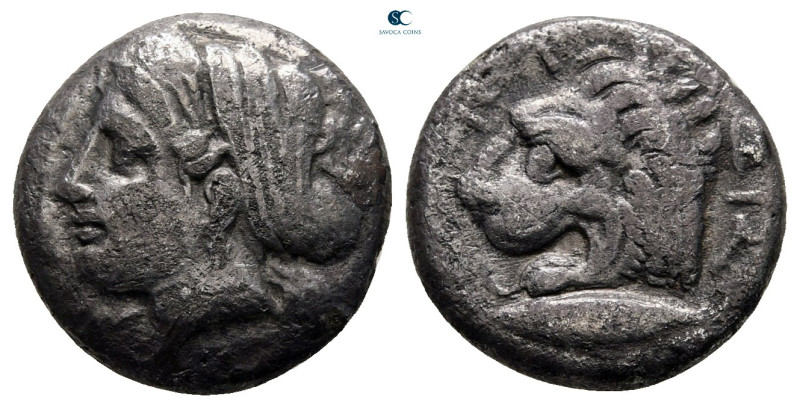 Mysia. Kyzikos circa 390-341 BC. 
Drachm AR

14 mm, 2,72 g



very fine