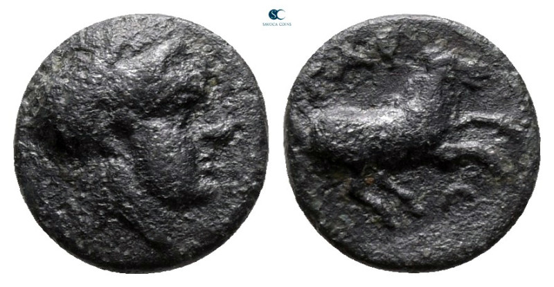 Troas. Gargara circa 400-300 BC. 
Bronze Æ

10 mm, 0,63 g



very fine