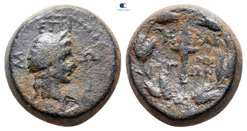 Aiolis. Elaia circa 200-0 BC. 
Bronze Æ

14 mm, 3,62 g



very fine