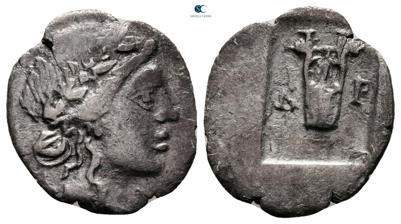 Lycia. Kragos. Lycian League circa 48-20 BC. 
Hemidrachm AR

17 mm, 1,30 g
...