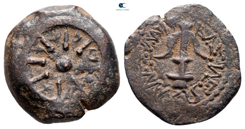 Judaea. Jerusalem. Hasmoneans. Alexander Jannaios (Yehonatan) 103-76 BC. 
Pruta...