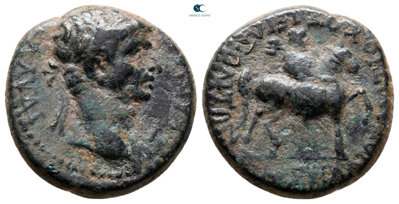 Phrygia. Hierapolis. Claudius AD 41-54. 
Bronze Æ

19 mm, 4,62 g



very ...