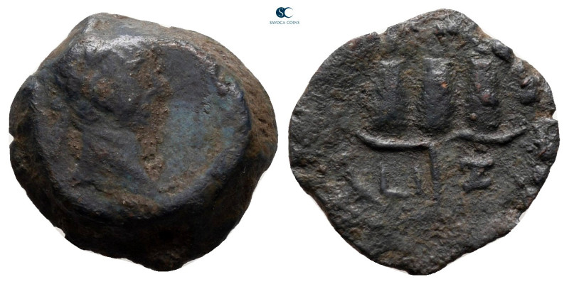 Egypt. Alexandria. Trajan AD 98-117. 
Dichalkon Æ

15 mm, 2,33 g



nearl...