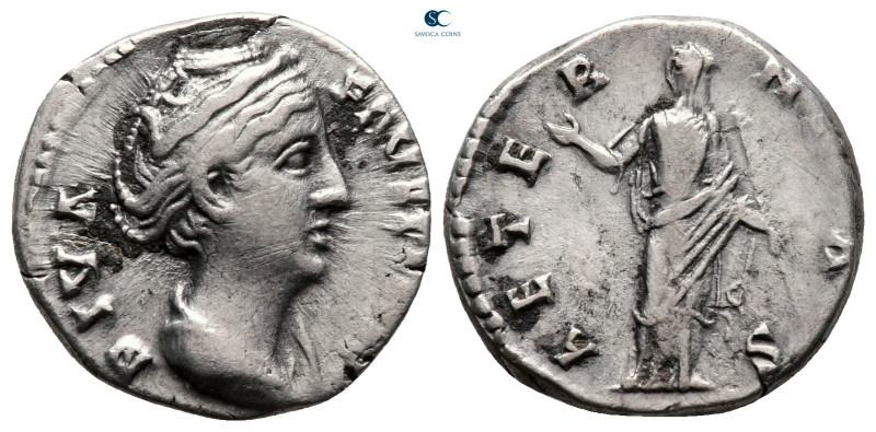 Diva Faustina I after AD 140-141. Rome
Denarius AR

17 mm, 3,40 g



near...