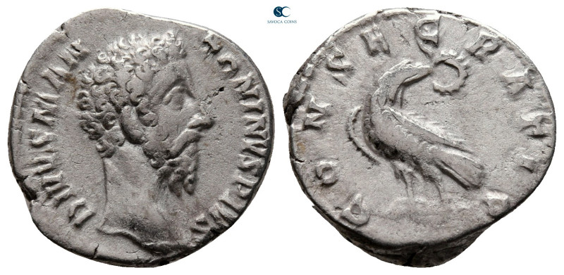 Divus Marcus Aurelius AD 180. Rome
Denarius AR

17 mm, 3,25 g



nearly v...