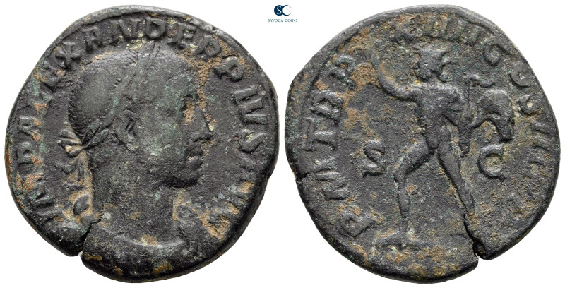 Severus Alexander AD 222-235. Rome
Sestertius Æ

31 mm, 15,86 g



very f...