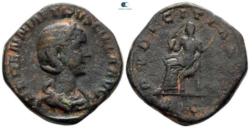 Herennia Etruscilla AD 249-251. Rome
Sestertius Æ

30 mm, 20,44 g



very...