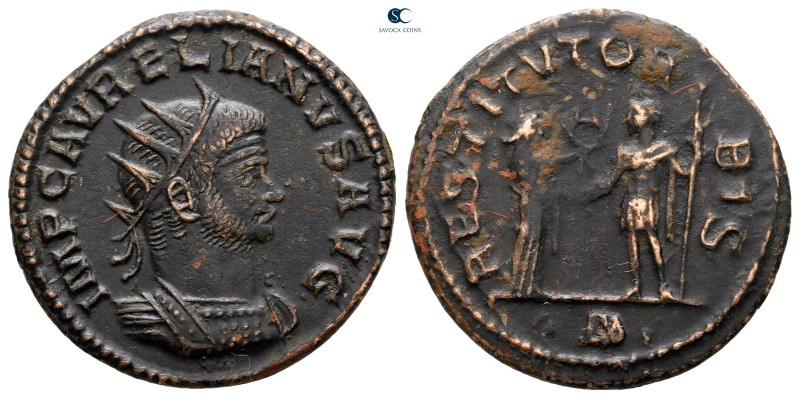 Aurelian AD 270-275. Antioch
Antoninianus Æ

22 mm, 3,80 g



very fine
...