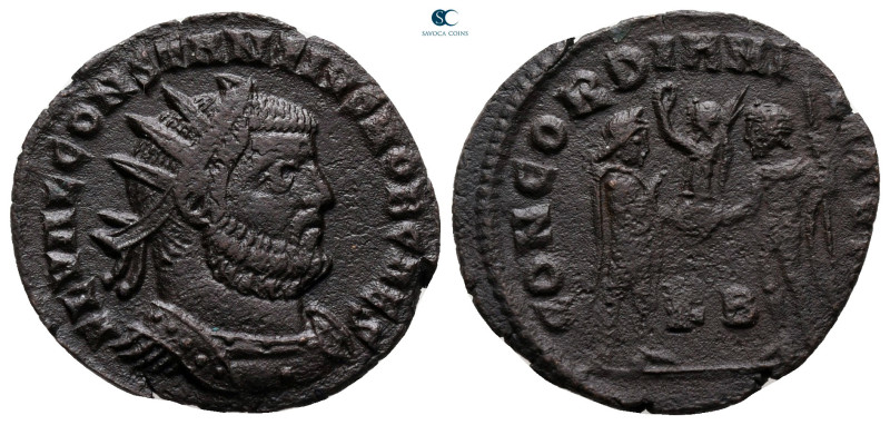 Constantius I Chlorus, as Caesar AD 293-305. Cyzicus
Radiatus Æ

21 mm, 2,62 ...