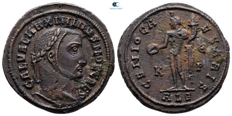 Maximinus II Daia, as Caesar AD 305-308. Alexandria
Follis Æ

25 mm, 6,36 g
...