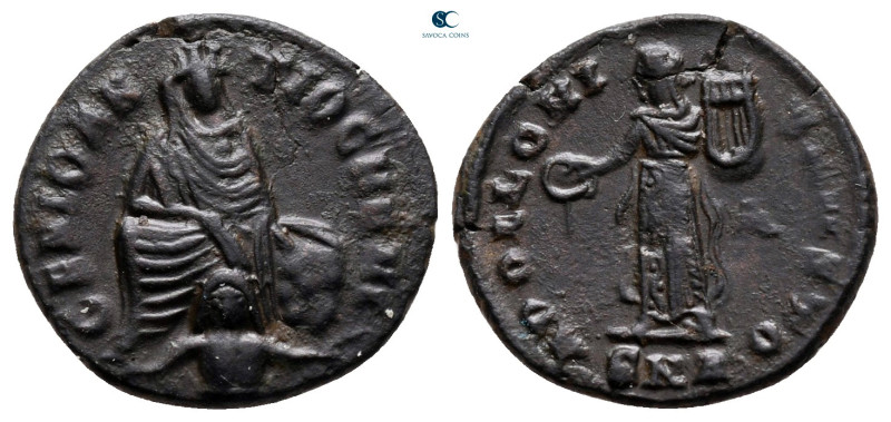 Time of Maximinus II AD 310-313. Antioch
Follis Æ

16 mm, 1,65 g



very ...