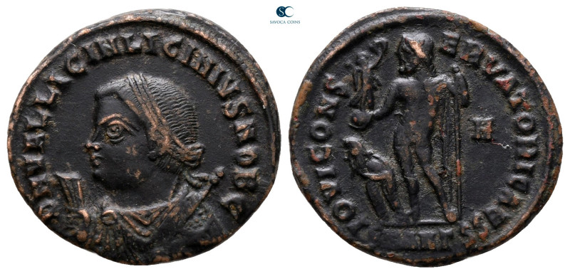 Licinius II, as Caesar AD 317-324. Antioch
Follis Æ

19 mm, 2,75 g



ver...