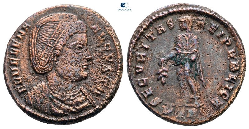 Helena. Augusta AD 324-3230. Treveri
Follis Æ

18 mm, 3,05 g



nearly ve...