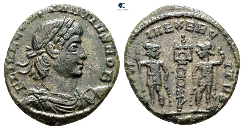 Constantius II, as Caesar AD 337-347. 
Follis Æ

15 mm, 1,52 g



very fi...