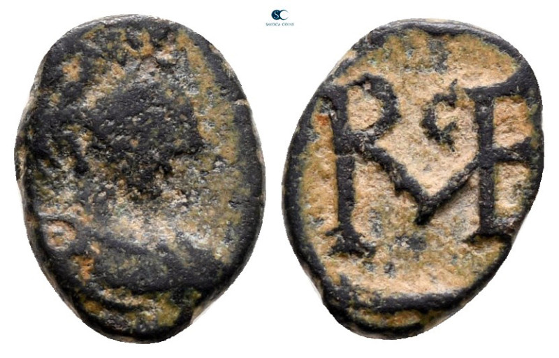 Ricimer AD 457-472. Uncertain mint
Nummus Æ

11 mm, 1,00 g



very fine