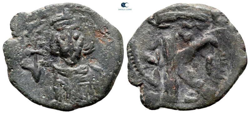 Justin II AD 565-578. Constantinople
Half Follis or 20 Nummi Æ

22 mm, 3,31 g...