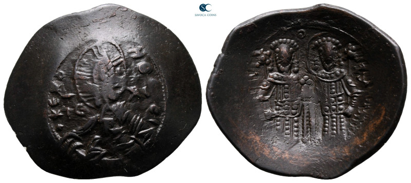 Alexius III Angelus-Comnenus AD 1195-1203. Constantinople
Trachy Æ

27 mm, 3,...