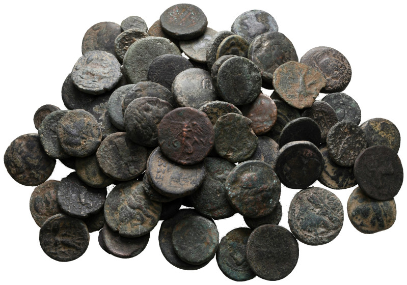 Lot of ca. 80 greek bronze coins / SOLD AS SEEN, NO RETURN! 

fine