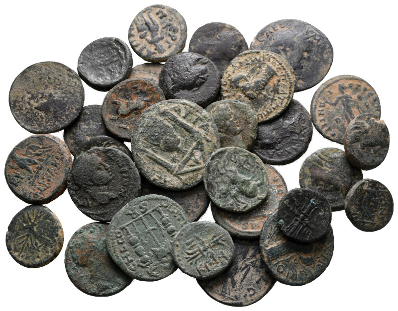 Lot of ca. 30 roman provincial bronze coins / SOLD AS SEEN, NO RETURN!

very f...