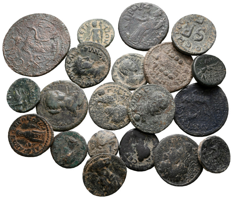 Lot of ca. 20 roman provincial bronze coins / SOLD AS SEEN, NO RETURN!

very f...