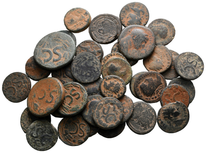 Lot of ca. 40 roman provincial bronze coins / SOLD AS SEEN, NO RETURN!

very f...