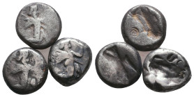 Achaemenidae. Darius I to Xerxes II, ca. 485-420 B.C. AR Siglos. Lot of 3

Condition: Very Fine 



 Weight: Diameter:
