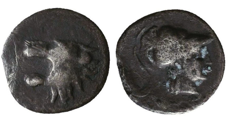 Greek Obol, Ca. 350-300 BC. AR. 


Condition: Very Fine



 Weight: 0.41 gr Diam...