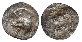 Greek Obol, Ca. 350-300 BC. AR.



Condition: Very Fine



 Weight: 0.27 gr Diameter: 9.2 mm
