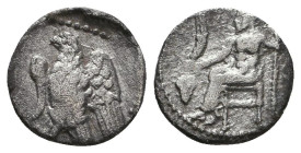Greek Obol, Ca. 350-300 BC. AR.



Condition: Very Fine



 Weight: 0.85 gr Diameter: 11.1 mm