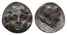 Greek Obol, Ca. 350-300 BC. AR.


Condition: Very Fine



 Weight: 0.76 gr Diameter: 10 mm