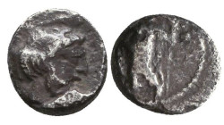Greek Obol, Ca. 350-300 BC. AR.


Condition: Very Fine



 Weight: 0.71 gr Diameter: 8.4 mm