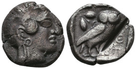 Athens , Attica. AR Tetradrachm. c. 440-420 BC.


Condition: Very Fine



 Weight: 15.94 gr Diameter: 25.1 mm