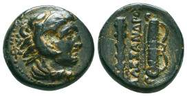 Kings of Macedon. Alexander III. "the Great" (336-323 BC). AE 

Condition: Very Fine



 Weight: 5.69 gr Diameter: 18.9 mm