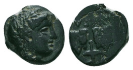 Greek Coins. 4th - 3rd century B.C. AE


Condition: Very Fine



 Weight: 0.74 gr Diameter: 9.4 mm