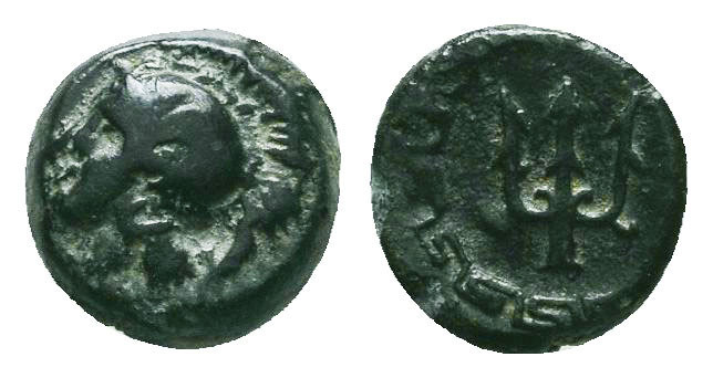 Greek Coins. 4th - 3rd century B.C. AE


Condition: Very Fine



 Weight: 0.48 g...