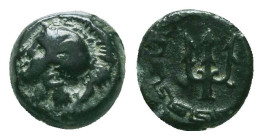 Greek Coins. 4th - 3rd century B.C. AE


Condition: Very Fine



 Weight: 0.48 gr Diameter: 7.0 mm