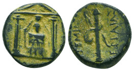 Greek Coins. 4th - 3rd century B.C. AE


Condition: Very Fine



 Weight: 4.40 gr Diameter: 16.7 mm